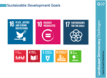 caption: UN's Sustainable Development Goal? 10 - reduced inequalities and partnership for goals and peace , justice and strong institutions