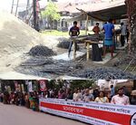 A group of local people and architects protest against the steps taken by the government. People want to preserve this historic building and landscape so that it can be used as a museum of local history.