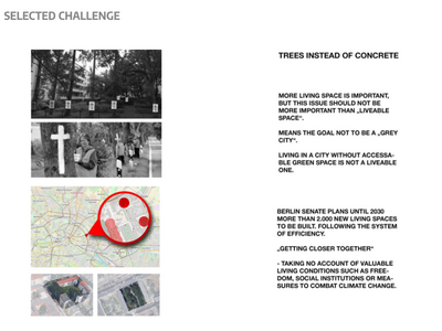 caption: Presentation and location of the selected challenge