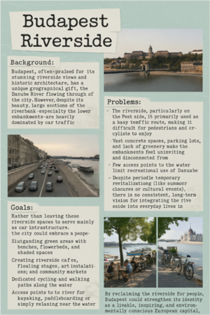 Focus Topic: Budapest Riverside Landscape Transformation (Phase A_Group 13)
