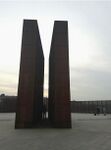 (44° 30′ 00″ nord, 11° 21′ 00″ est) The Bologna Shoah Memorial is located in Bologna, near the train station. The memorial was made by the joint commitment of the Jewish community, institution and private citizens to remind of the shoah period, the empty orbits reminding of the cells in which people were living in concentration camp. The Municipality suggested to build it at the railway station where happened the bombing of 2 august 1980 which increases even more his nature of memory. For me, it is a landscape symbol because these “towers” are imposing and they impact the landscape, which allows to attract attention of people. This kind of memorial allows us to remember what happened in the past and this part of history is known by most of people. The memorial is understandable by everybody and it is also a track from the past which can learn to the younger generations what happened during war.