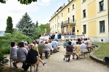 Community attending a cultural event