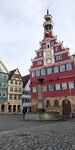 Picture 1: 48°44’32.85”N 9°18’27.80”E I chose the old Rathaus because, first of all, it is an imposing building in the historical city center of Esslingen - which contains some of the oldest constructions in Germany. That is possible thanks to fact that the city suffered no significant destruction during the Second World War - so it can be seen as an "architecture resistence symbol" through times of bombs and suffering. I see it also as an expression of a local identity. The Old Rathaus was built around 1420 and it has an eagle on its top, the animal that symbolizes freedom. On the occasion of a renovation, in 1926, there were expressive donations by the citizens - showing the importance of the building to local people.