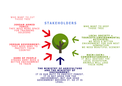 a power map identifying who is affected by the challenge and who is influencing it