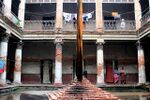 Ruplal House,a 19th century palace of great heritage value, decaying in negligence. Ruplal House,a 19th century palace of great heritage value in old Dhaka Bangladesh.This Neo classical architecture has been take possession by local settler. Ripped of the signs of its past grace and grandeur. This building should have been preserved heritage of old architecture in old city as manifest of its flourish history.This picture is taken in the “ Dhaka art summit” festival.Geo location 23° 42′ 13.1″ N, 90° 24′ 49.1″ E