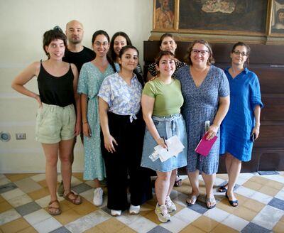 Team Ravenna Links: Anastasia Christiaki (Commonspace, GR), Andrea Cavina (UniBo, IT), Maria-Thiresia Vathi and Eirini (Agr. Uni Athens, GR), Roshanak Gharavi Manjili and Armita Nik Ghorban, (HfWU, DE), Anna Borkó (MATE, HU), Mary Christensen (Uni Maryland, US), Zsófia Földi (MATE, HU)