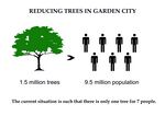 caption: BANGALORE - the city that has ever increasing migrants due to large number of IT companies and job oppurtunities, the demand for more housing and other facilities are ever increasing. These demands are satisfied by sacrificing the environment, especially the trees.