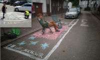 Parklets and Chalk Art Interventions