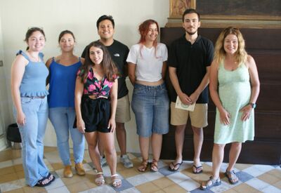 Team Lucidarsena: Javiera Diaz-Ortiz (Uni Maryland, US), Tayana Passos (MATE; HU), Konstantina Panagiota (Agr. Uni Athens, GR), Ernesto Velasquez (HfWU, DE), Irene Stathopoulou (Commonspace, GR), Mahan Esmaeili Zavieh (HfWU, DE), Kristin Faurest (LNI, NL)