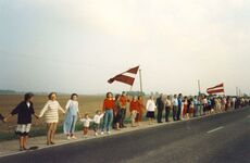 The Baltic Way: Photo: P. Šķiņķis