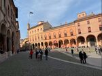 This Piazza, Piazza Santo Stefano, is just one example of many more here in Bologna. First special thing about those places is the fact that in this old, dense city there is just a free, shaded spot surrounded of buildings. Built freedom. Public spaces, without the need of paying entrance where people can interact and their freedom to do whatever the want to: sing, dance, enjoy markets, chilling in the sun etc. 44°29'32.1”N 11°20'53.6”E