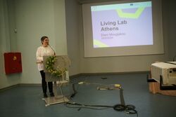 Eleni Mougiakou from Commonspace presents the Athens participatory lab