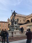 al Żigànt_The Fountain of Neptune, also known as "the Giant", is a renaissance opera that stands into Piazza Maggiore, the most important square in Bologna. It was designed to glorify the papal government (as Neptune dominates the waters, so the Pope dominates the world). It is currently one of the most famous and recognized symbols of the city.