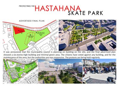 caption: Hastahana skate park